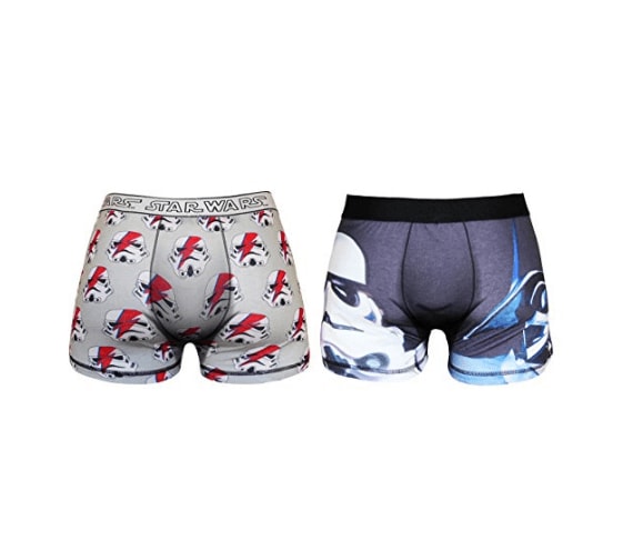 Boxer Star Wars x 2 - Visage Dark Vador / Stormtroopers - Empire Galactique et Nouvel Ordre